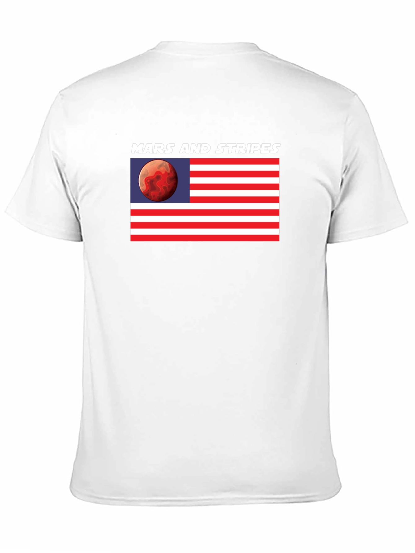 Mars and Stripes Graphic T-Shirt