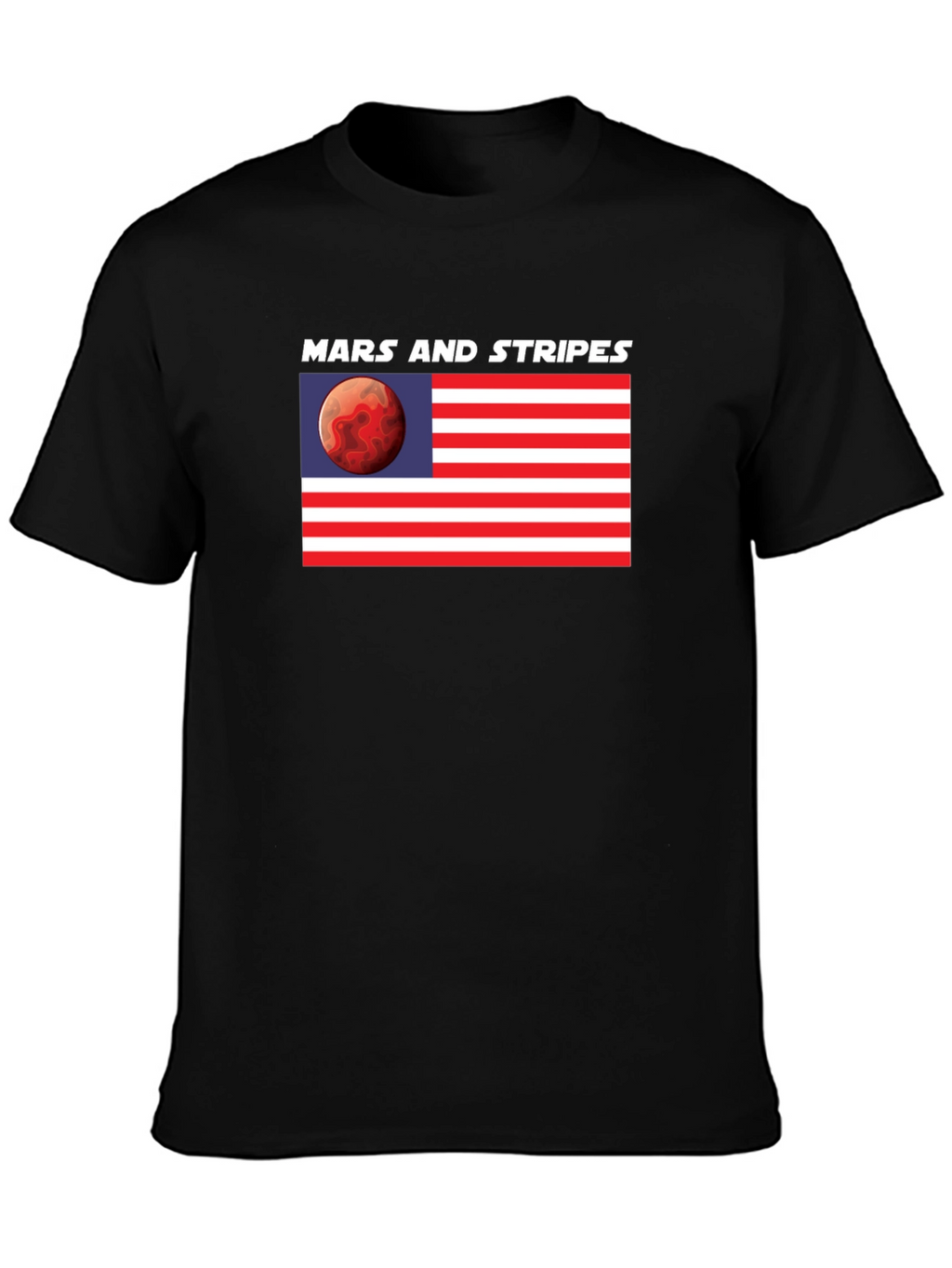 Mars and Stripes Graphic T-Shirt