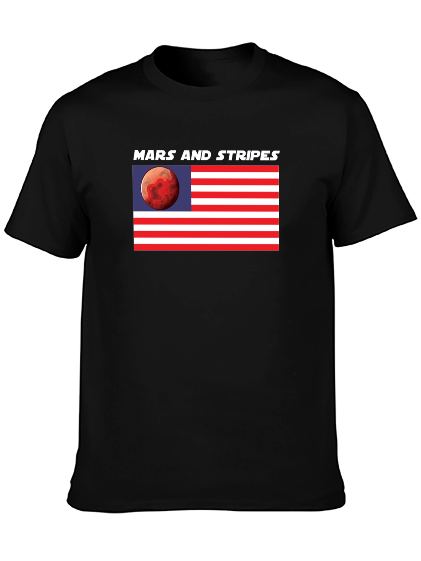 Mars and Stripes Graphic T-Shirt