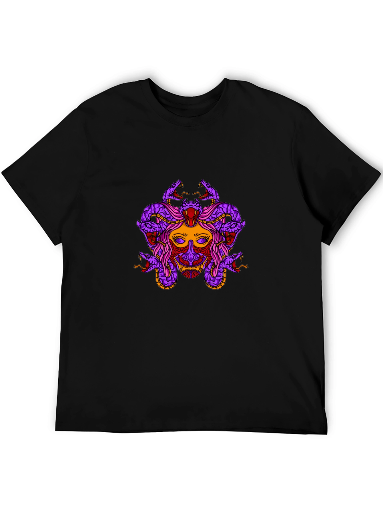Medusa Graphic T-Shirt - Black