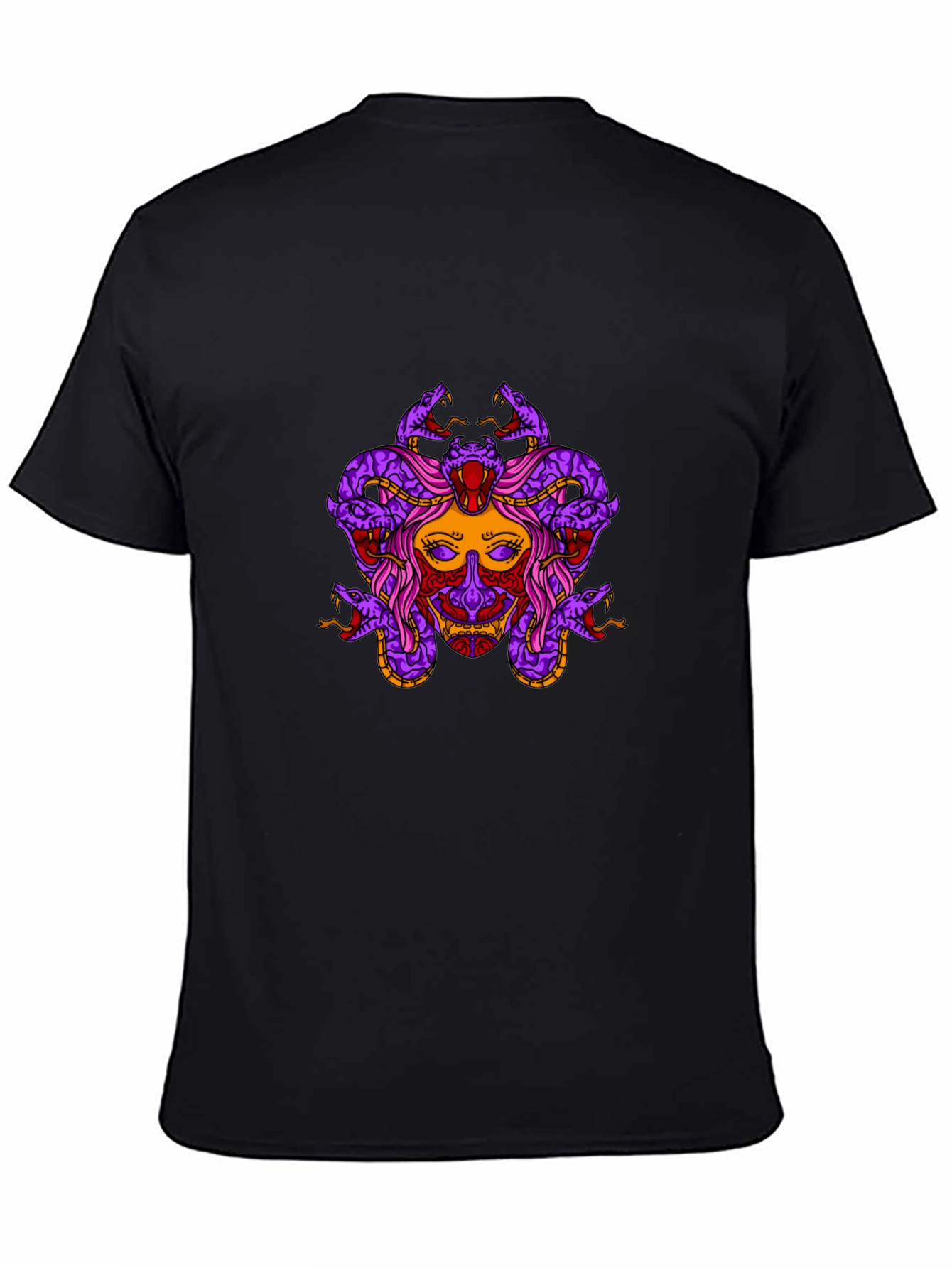 Medusa Graphic T-Shirt - Black