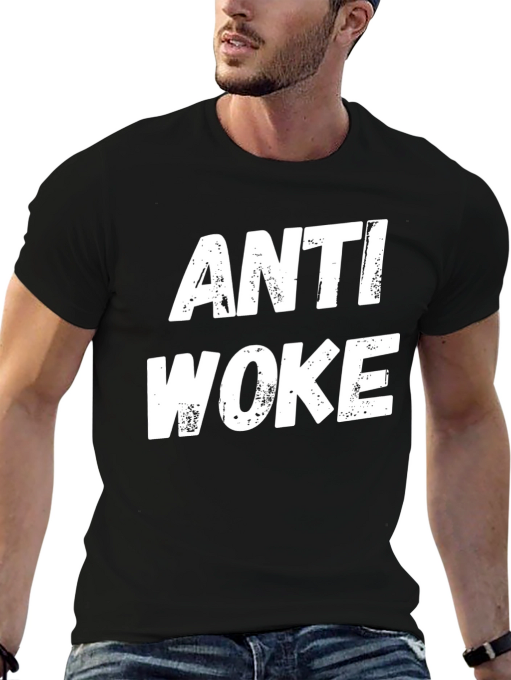 Anti Woke Graphic T-Shirt