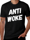 Anti Woke Graphic T-Shirt