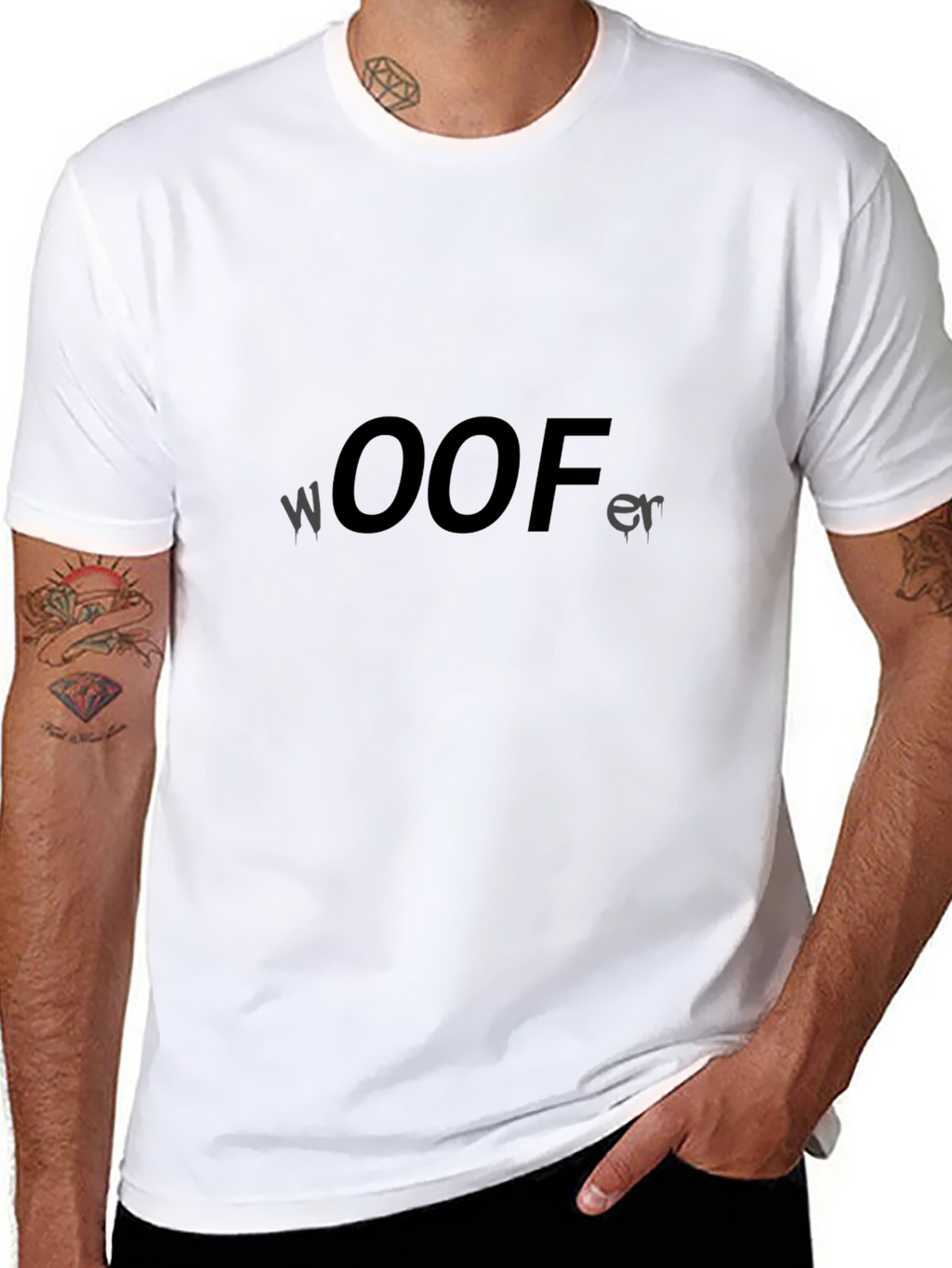 WOOFer Graphic Black T-Shirt