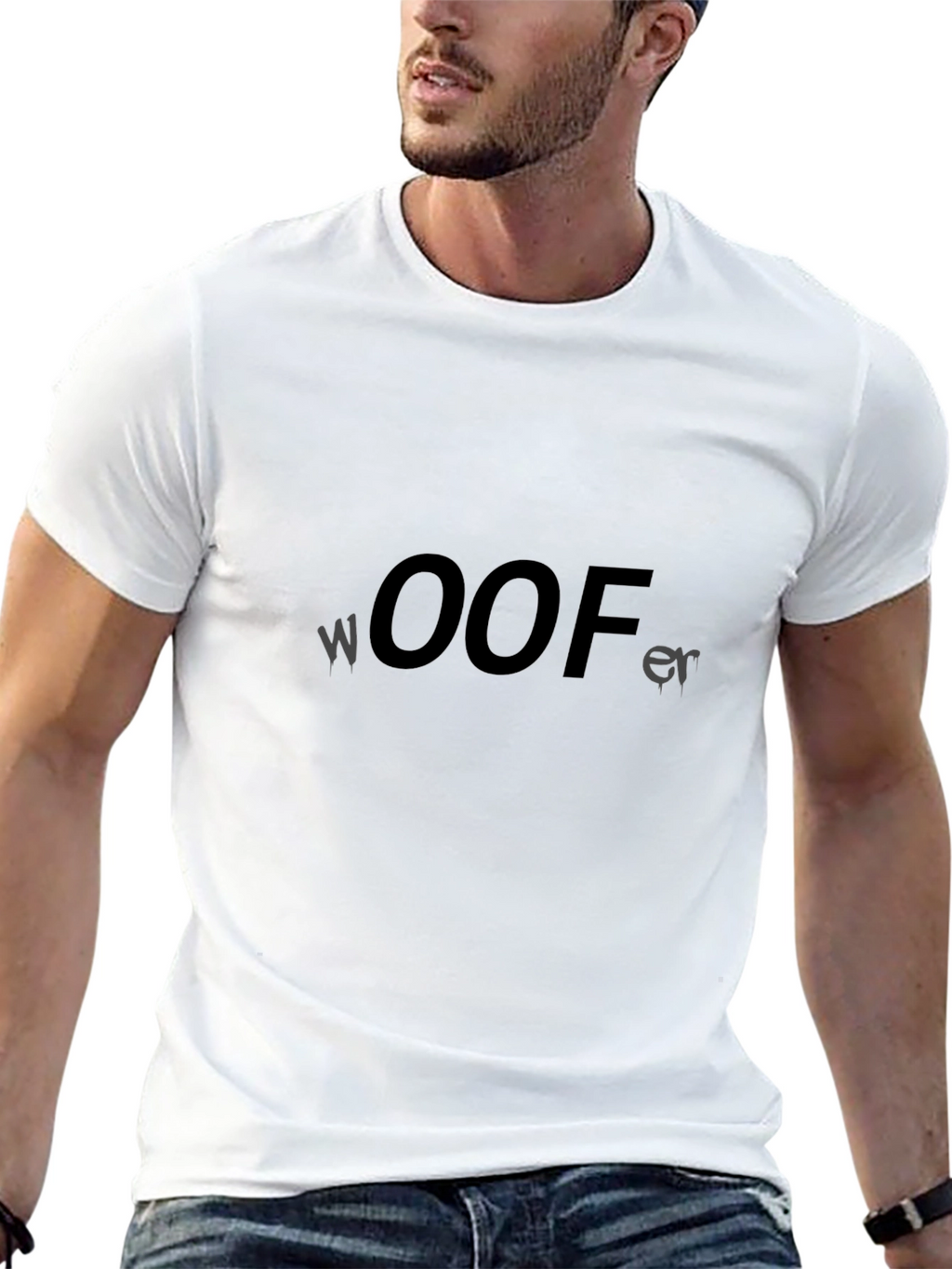 WOOFer Graphic Black T-Shirt