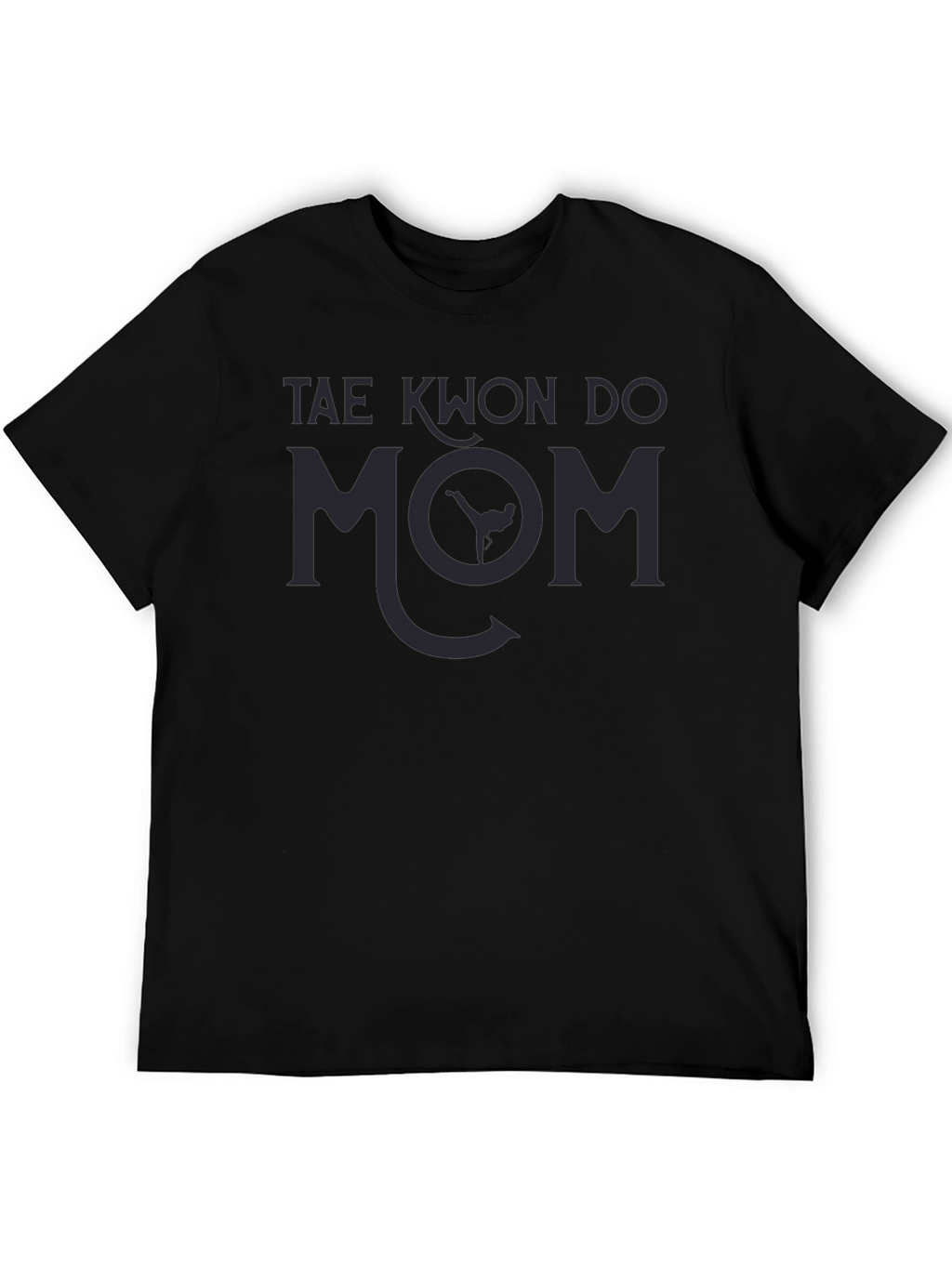 Tae Kwon Do Mom Black T-Shirt