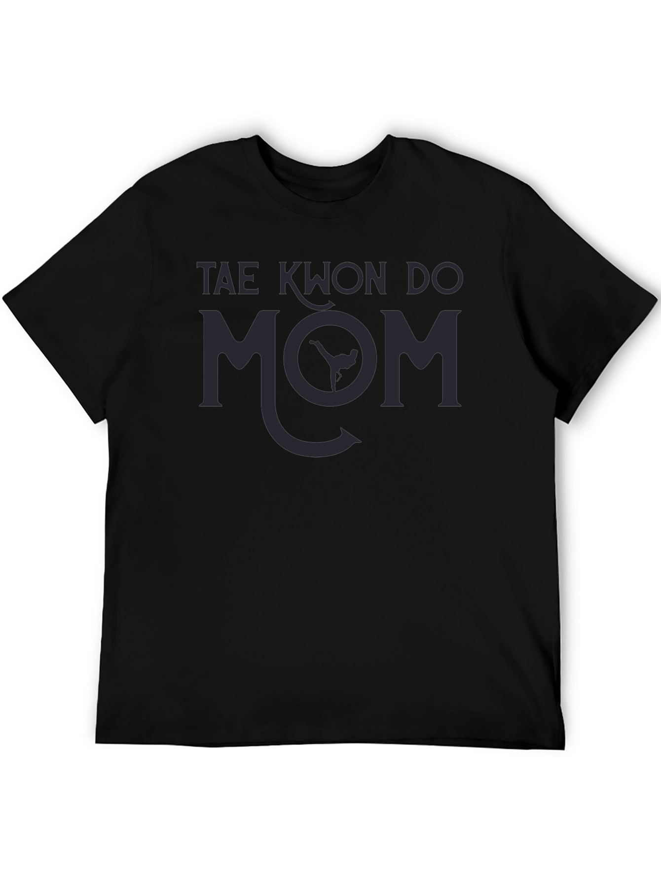 Tae Kwon Do Mom Black T-Shirt