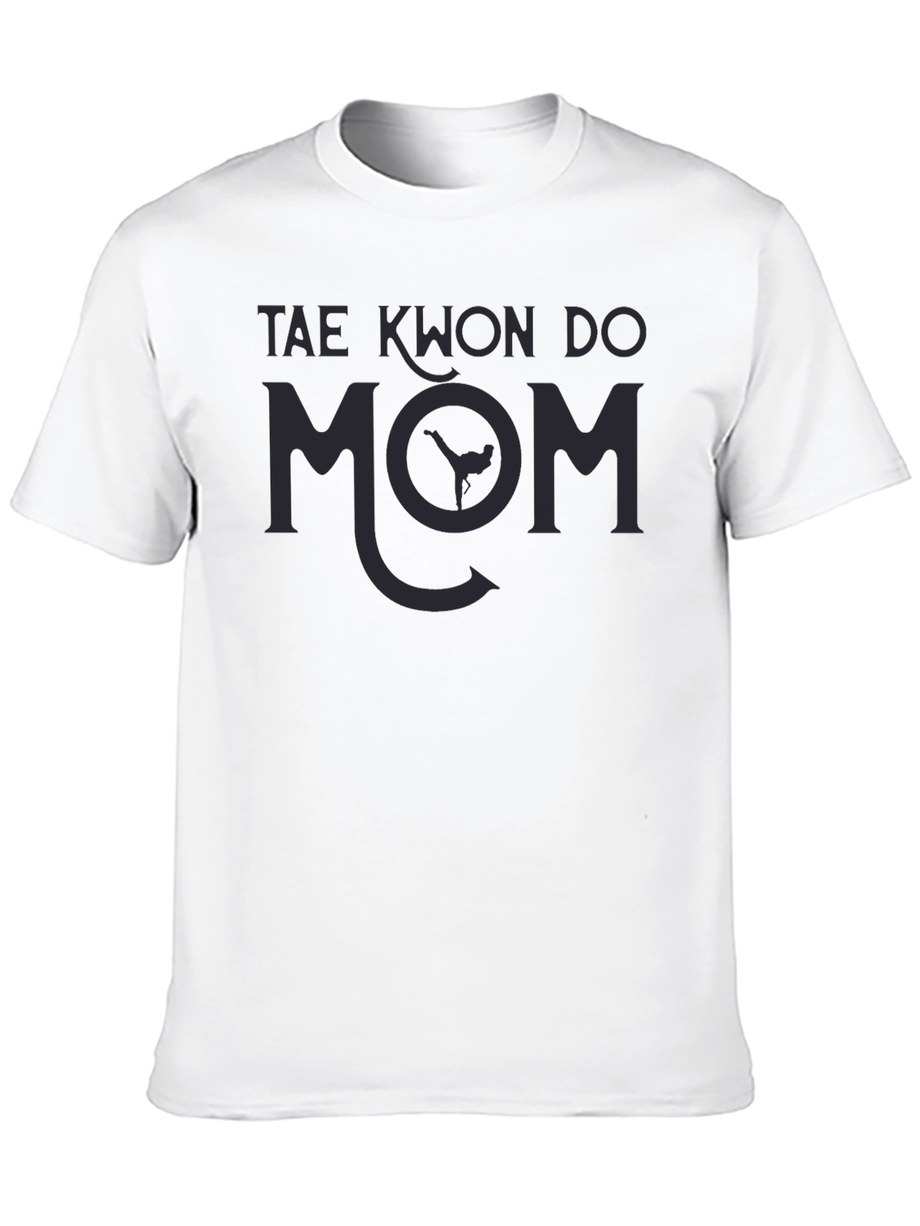Tae Kwon Do Mom Black T-Shirt
