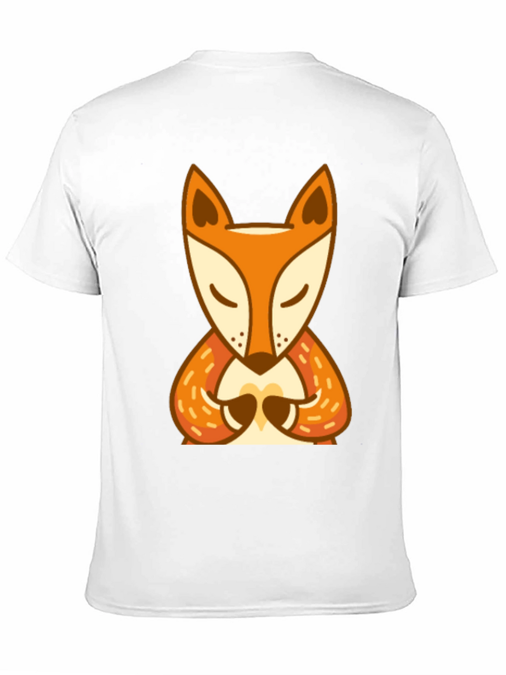Zen Fox Graphic Tee - Meditating Animal Design