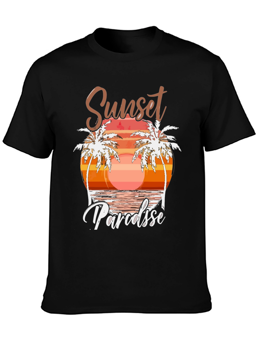 Sunset Paradise Graphic Tee - Beach Vibes