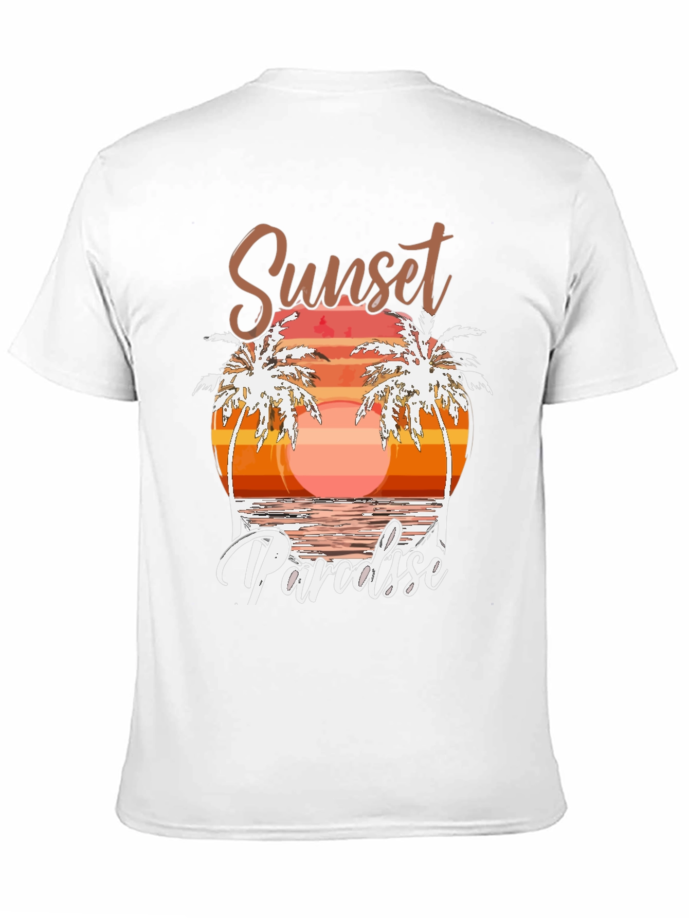 Sunset Paradise Graphic Tee - Beach Vibes