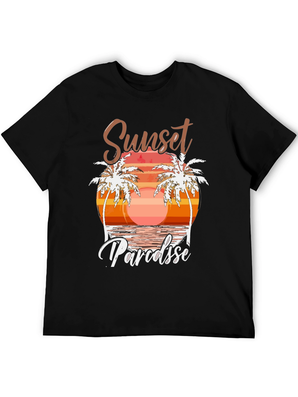 Sunset Paradise Graphic Tee - Beach Vibes