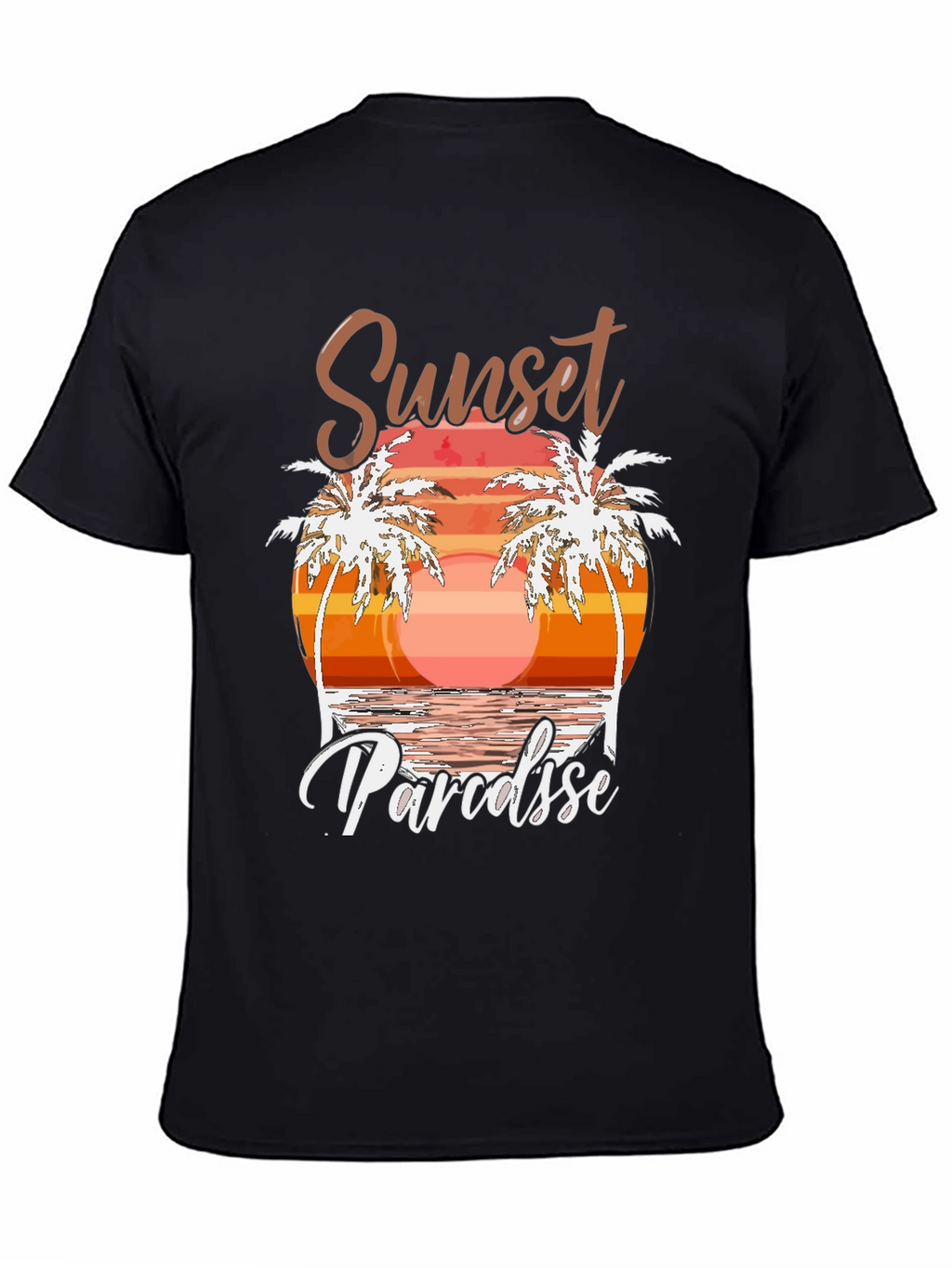 Sunset Paradise Graphic Tee - Beach Vibes