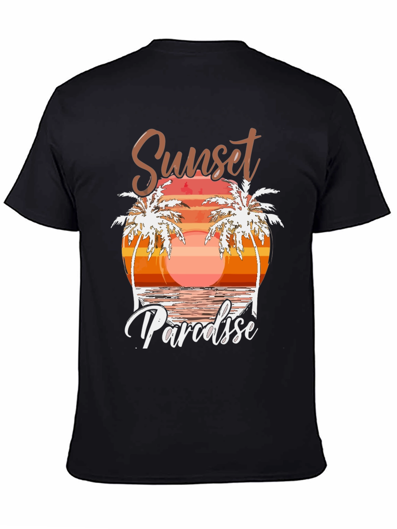 Sunset Paradise Graphic Tee - Beach Vibes