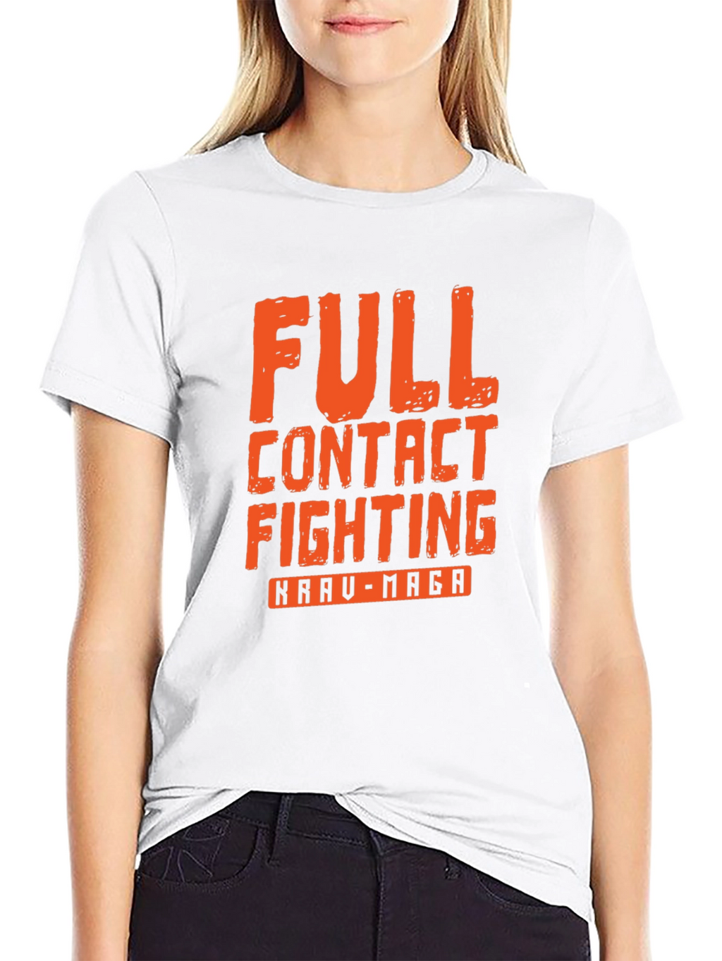 Full Contact Fighting Krau-Maga Black T-Shirt