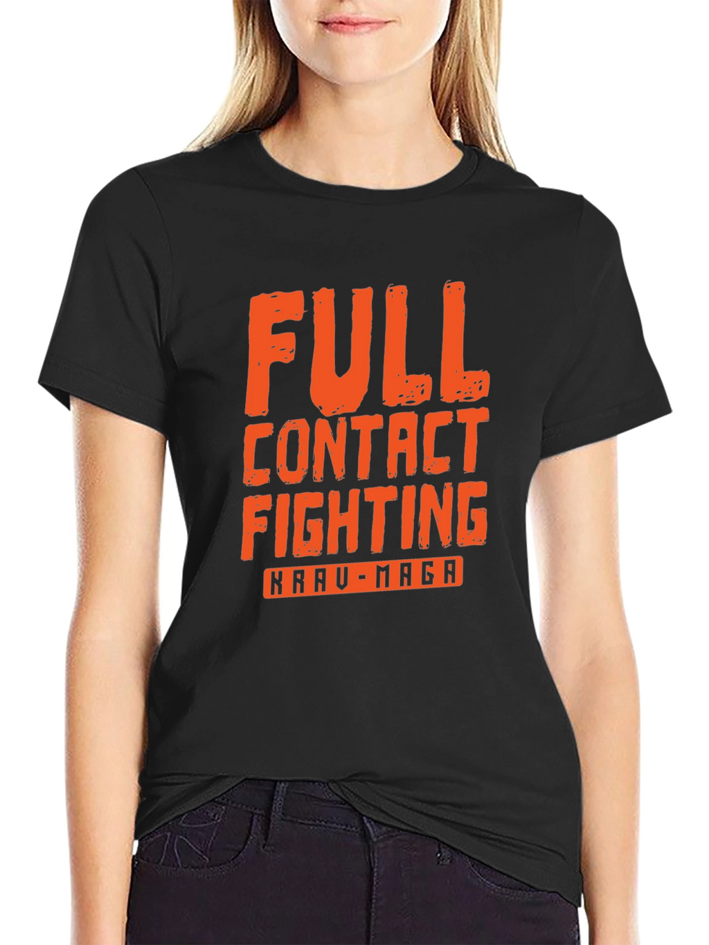 Full Contact Fighting Krau-Maga Black T-Shirt