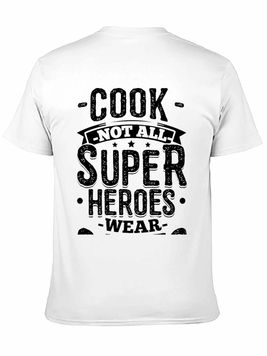 Cook Superheroes T-Shirt - Black Graphic Tee