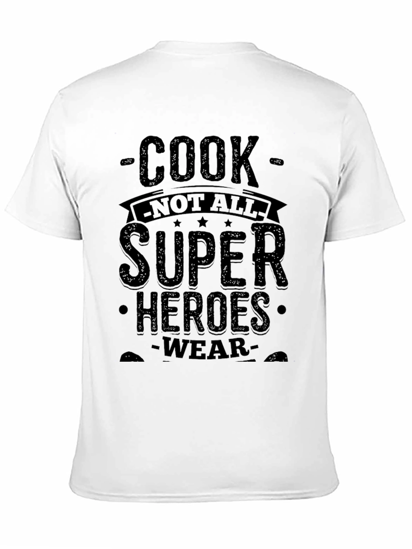 Cook Superheroes T-Shirt - Black Graphic Tee