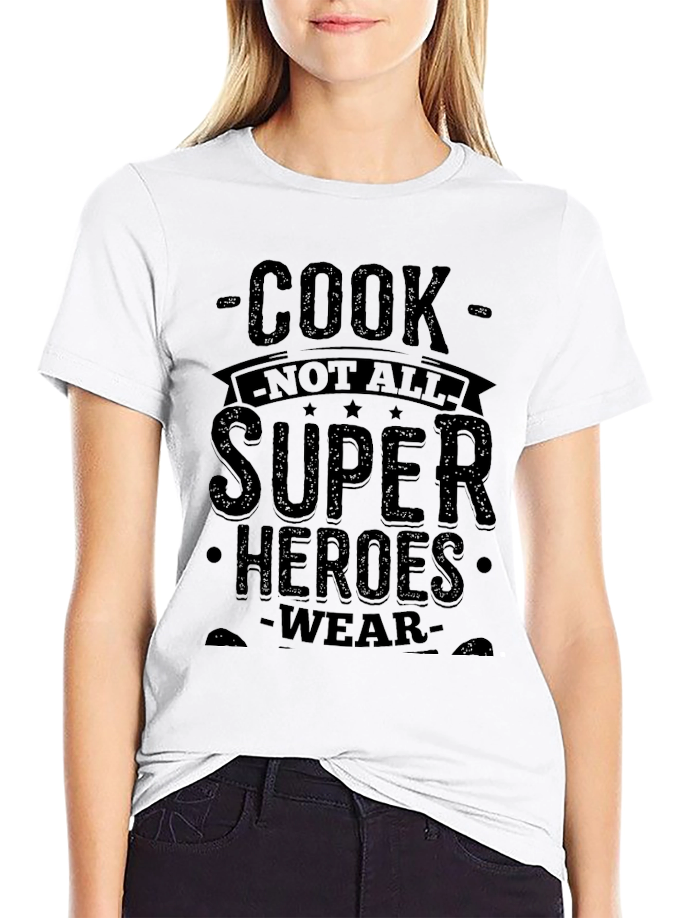 Cook Superheroes T-Shirt - Black Graphic Tee