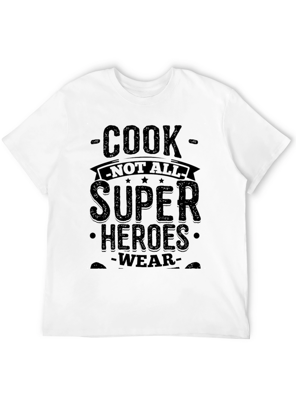 Cook Superheroes T-Shirt - Black Graphic Tee