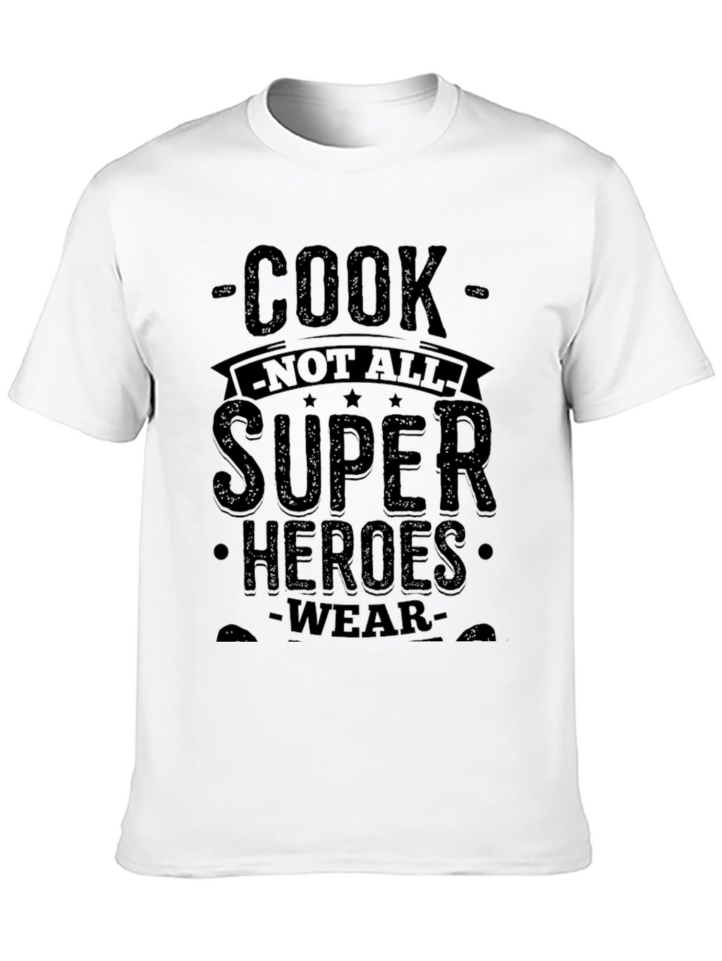 Cook Superheroes T-Shirt - Black Graphic Tee