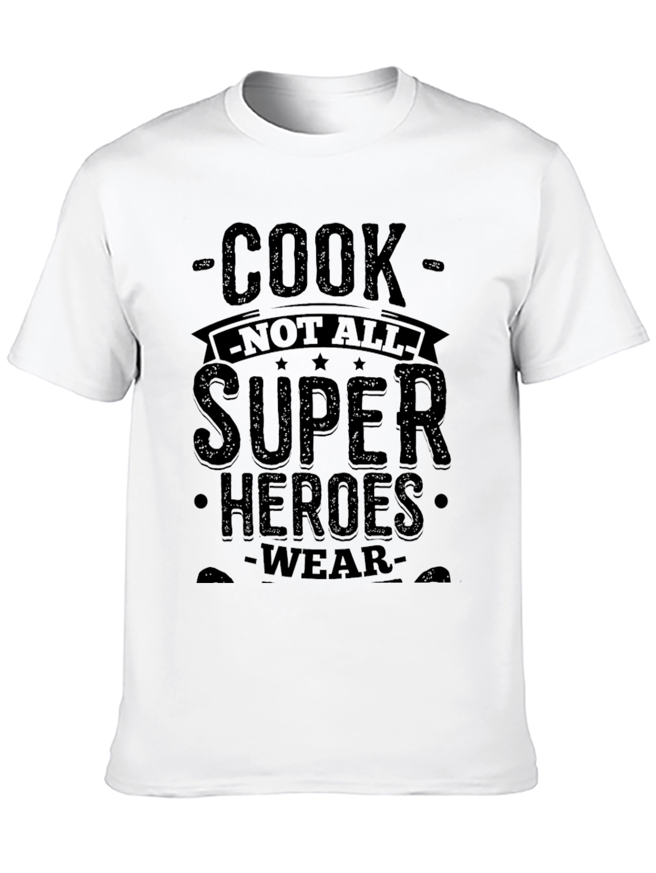 Cook Superheroes T-Shirt - Black Graphic Tee