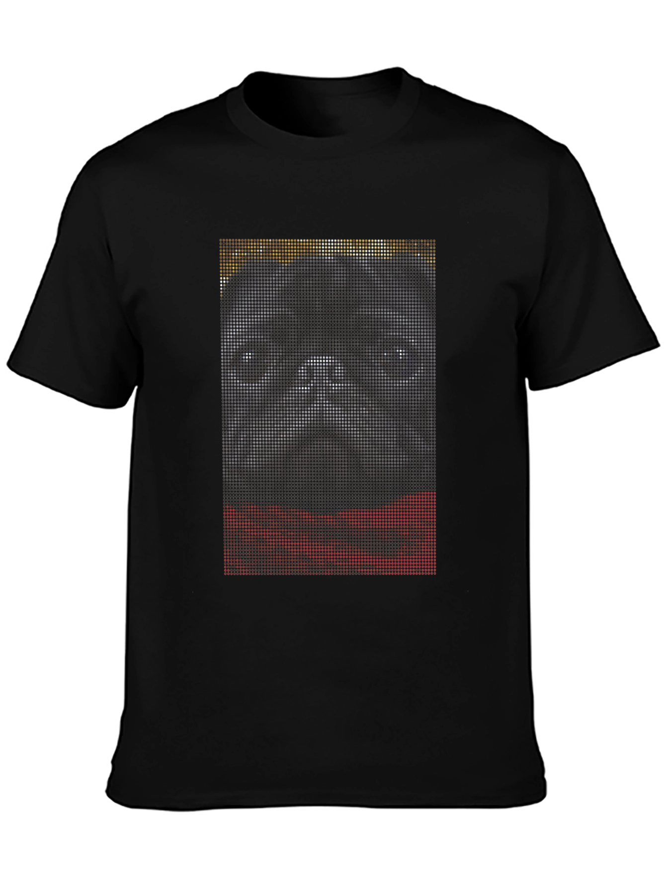 Pug Graphic Tee - Unique Dot Art Design