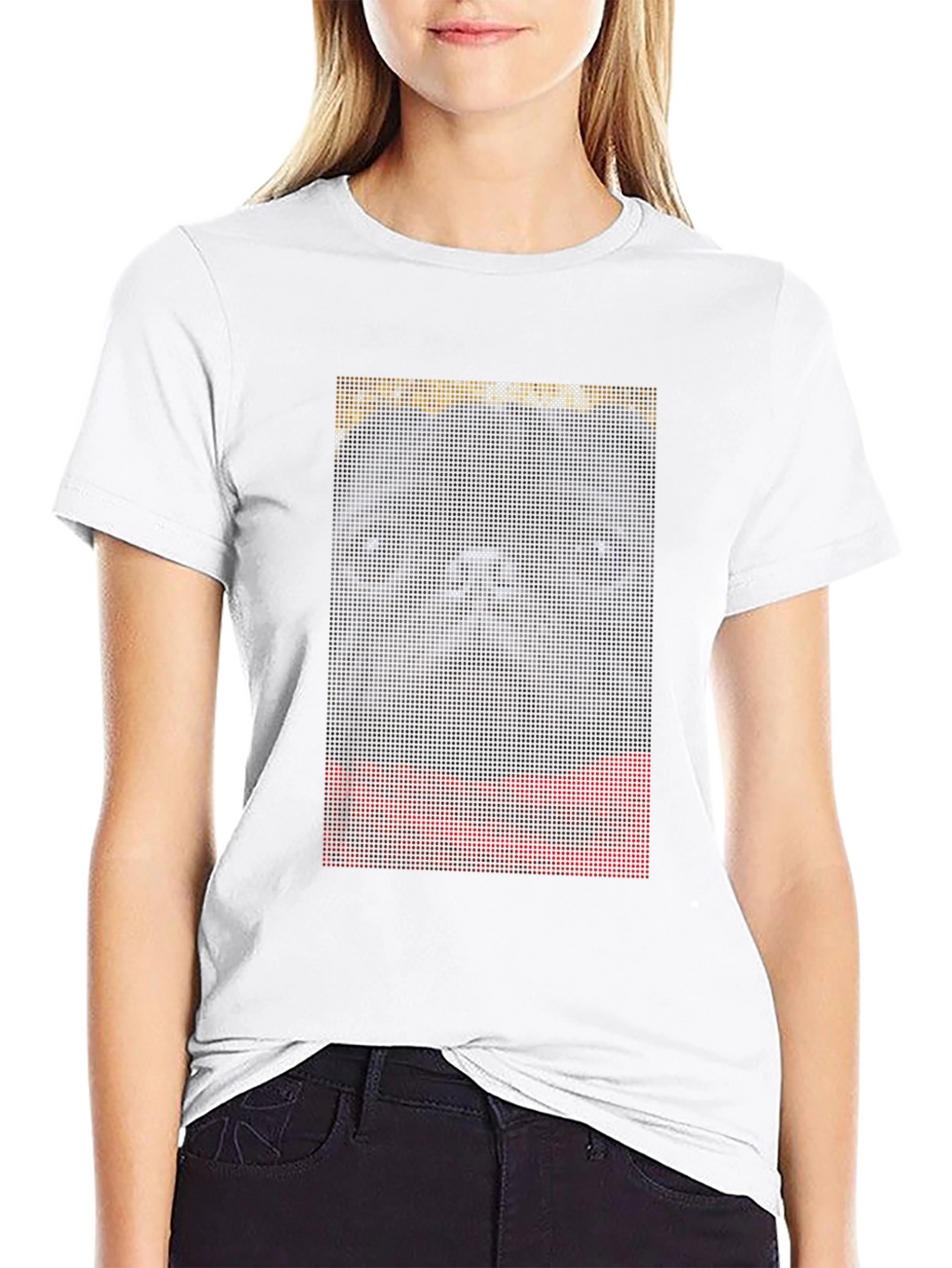 Pug Graphic Tee - Unique Dot Art Design