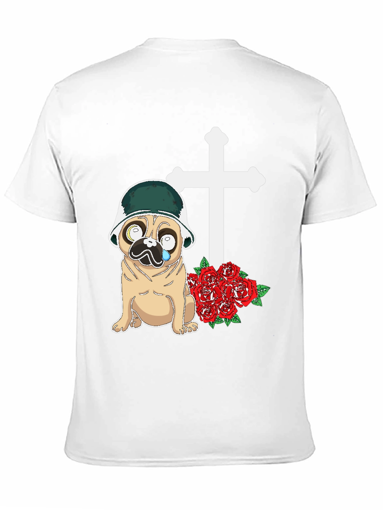 Pug Soldier Memorial T-Shirt