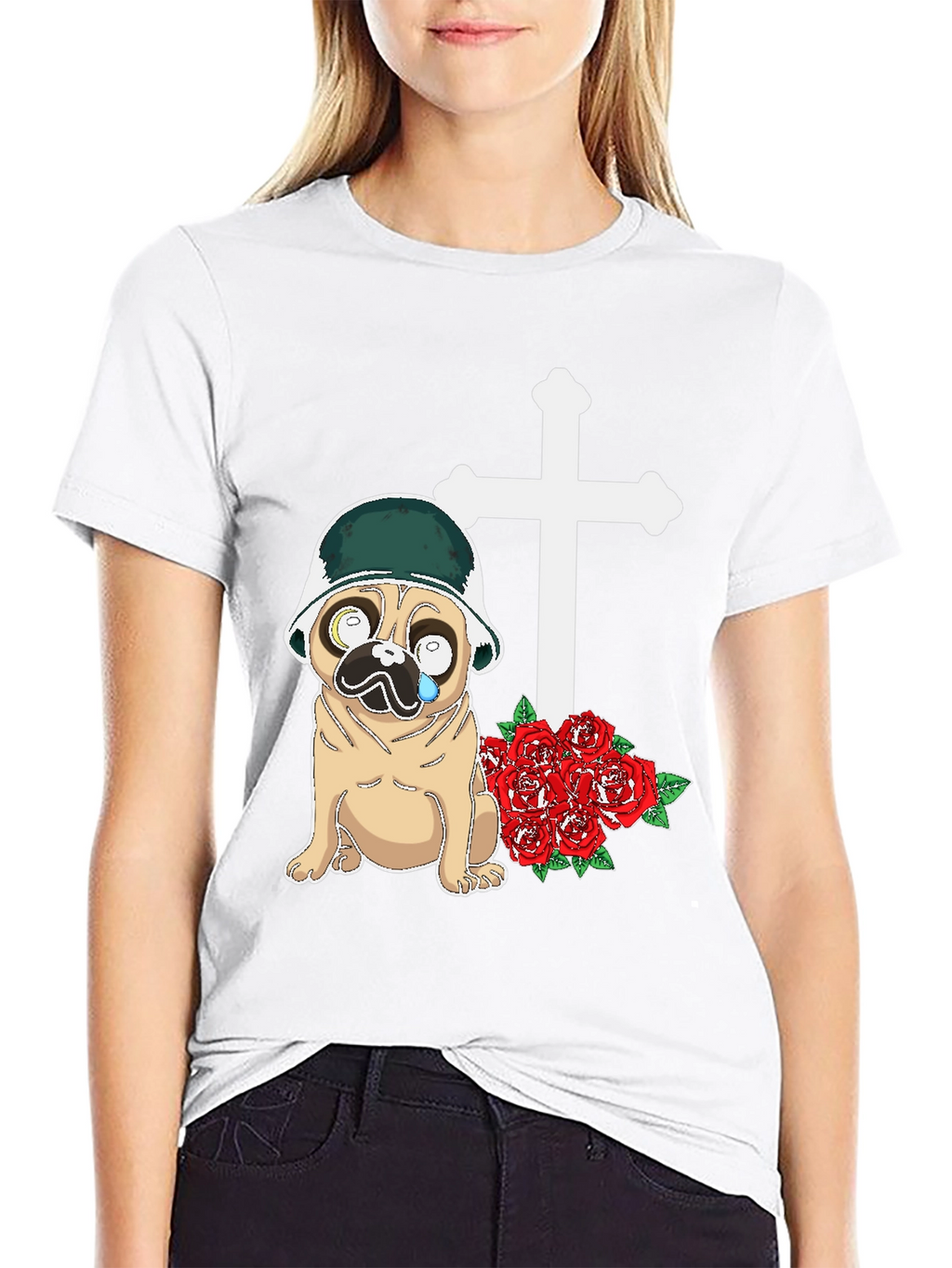 Pug Soldier Memorial T-Shirt