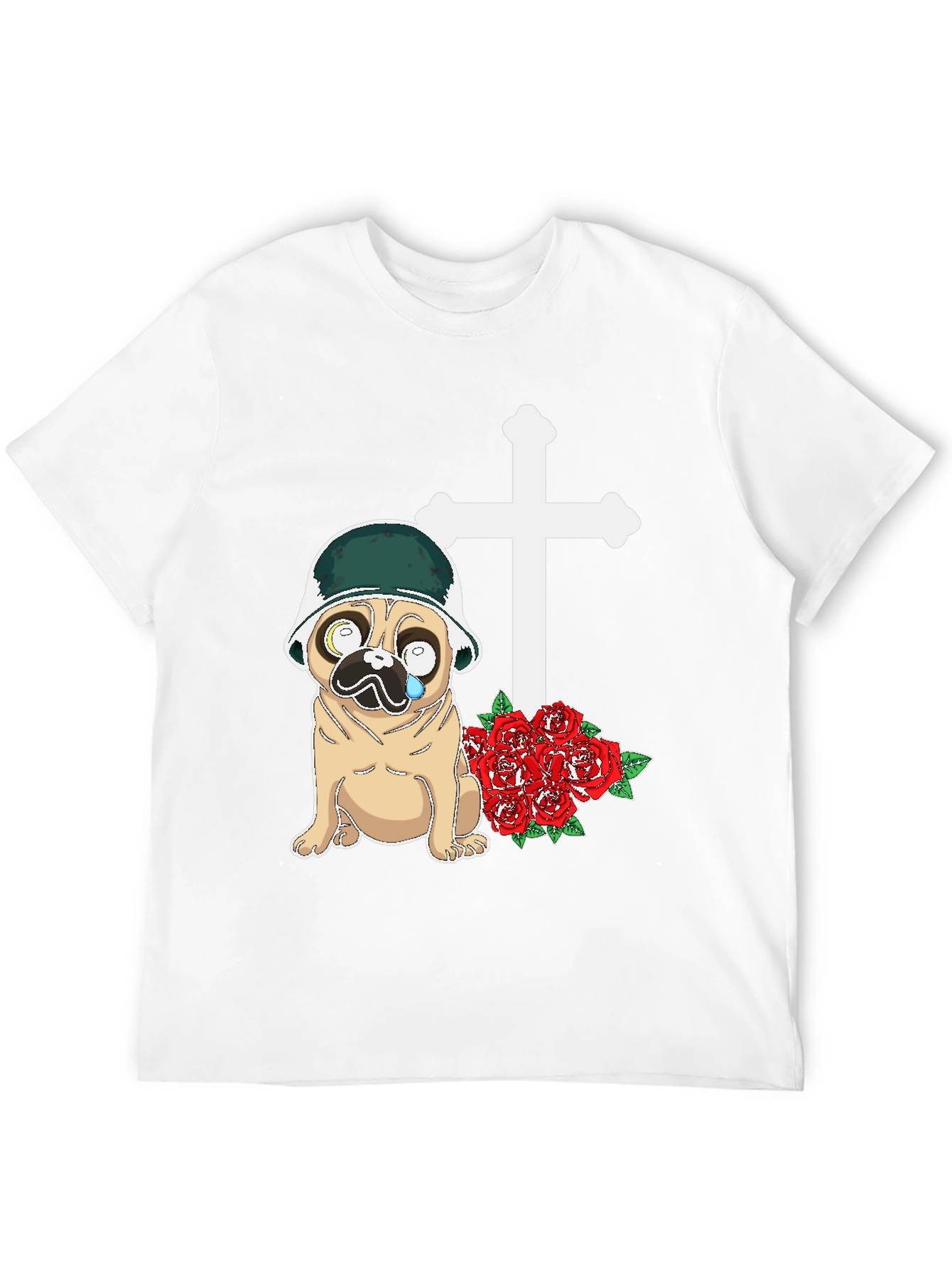 Pug Soldier Memorial T-Shirt