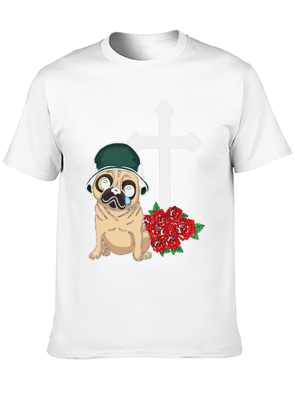 Pug Soldier Memorial T-Shirt