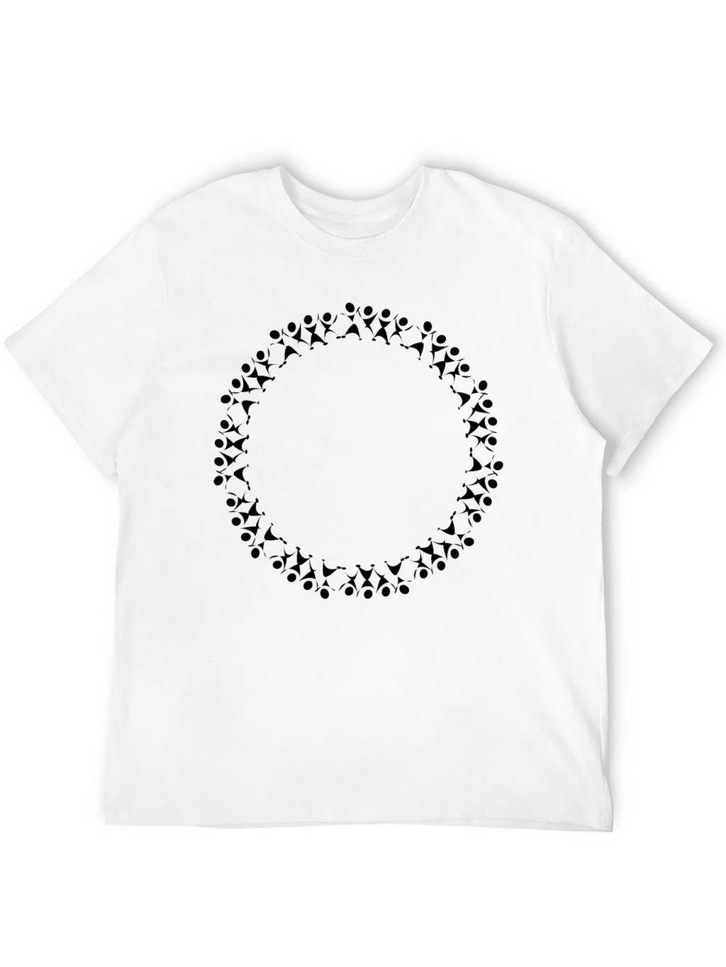 Circle of People Black Graphic Tee