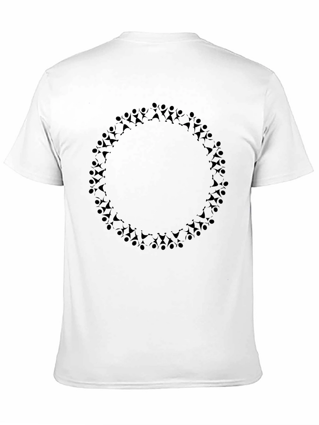 Circle of People Black Graphic Tee