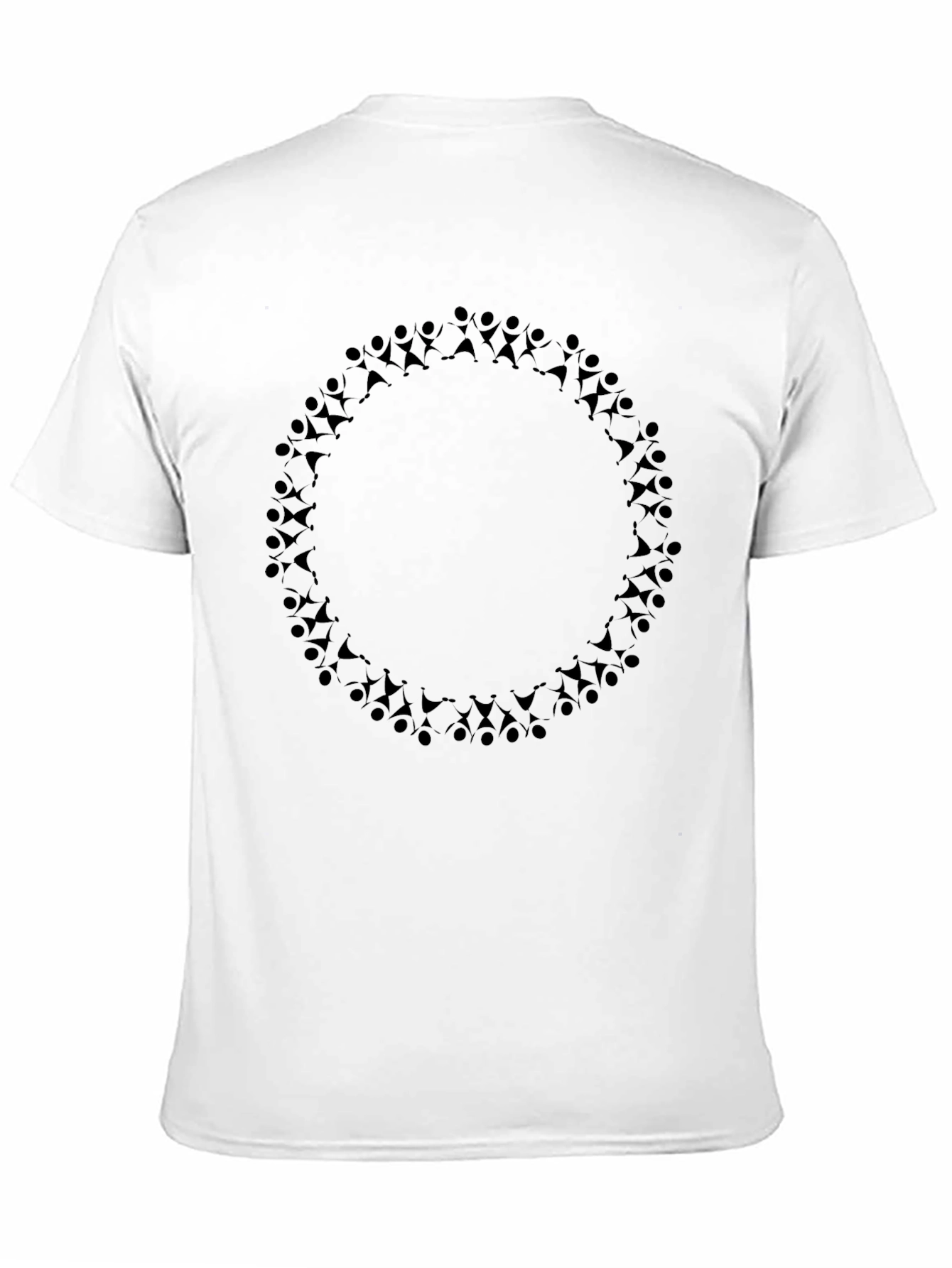 Circle of People Black Graphic Tee