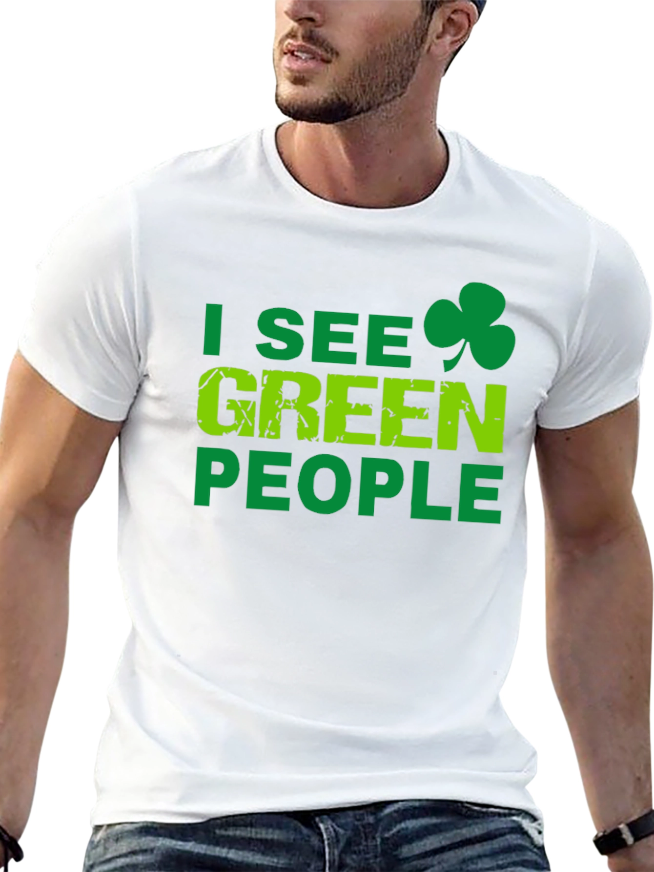 I See Green People Shamrock T-Shirt
