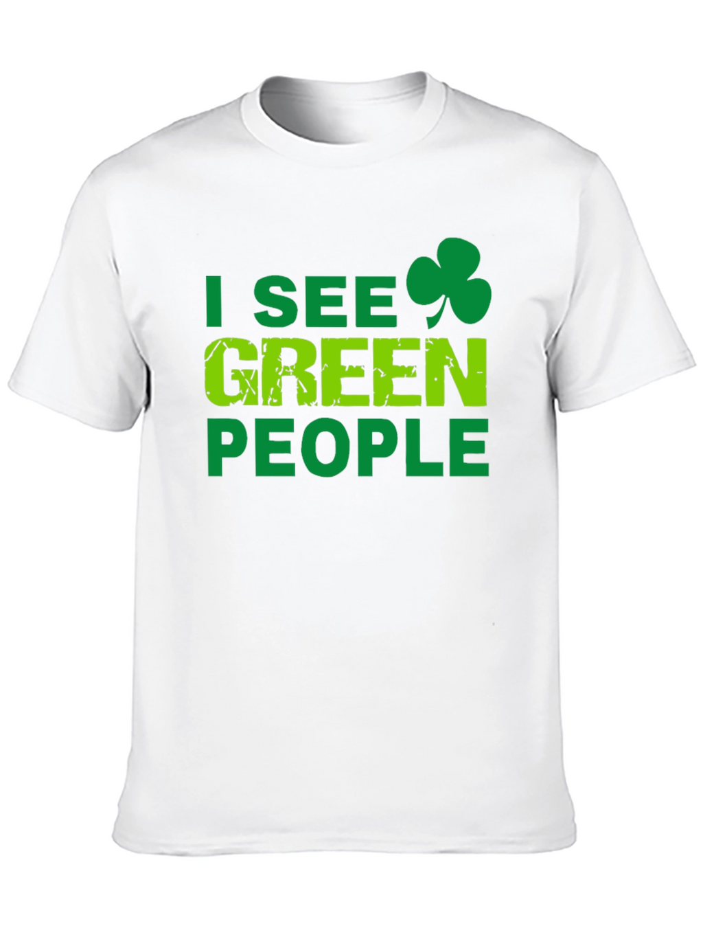 I See Green People Shamrock T-Shirt