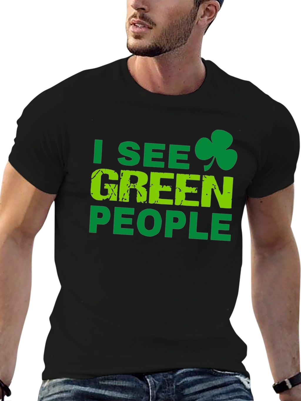 I See Green People Shamrock T-Shirt