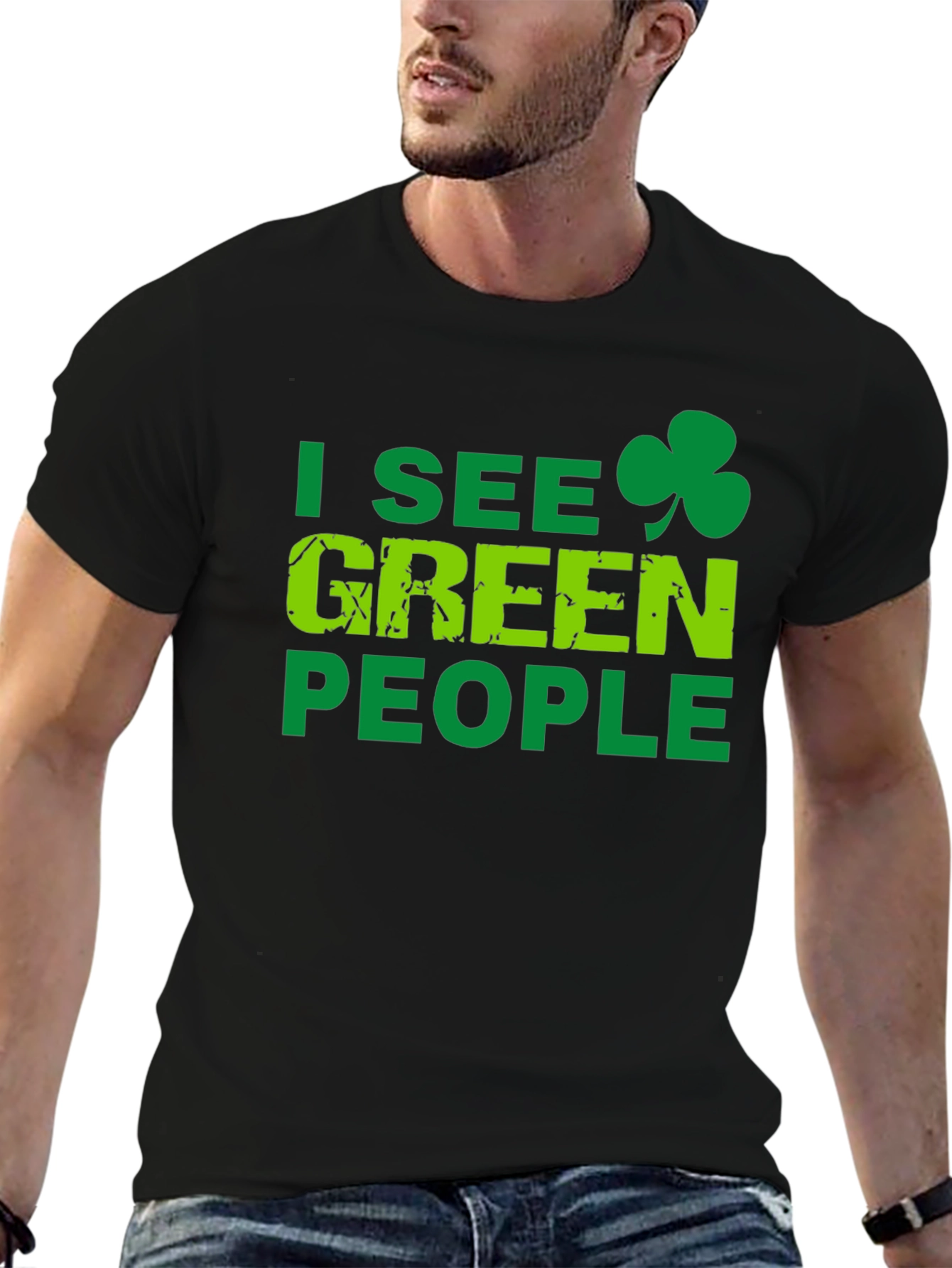 I See Green People Shamrock T-Shirt