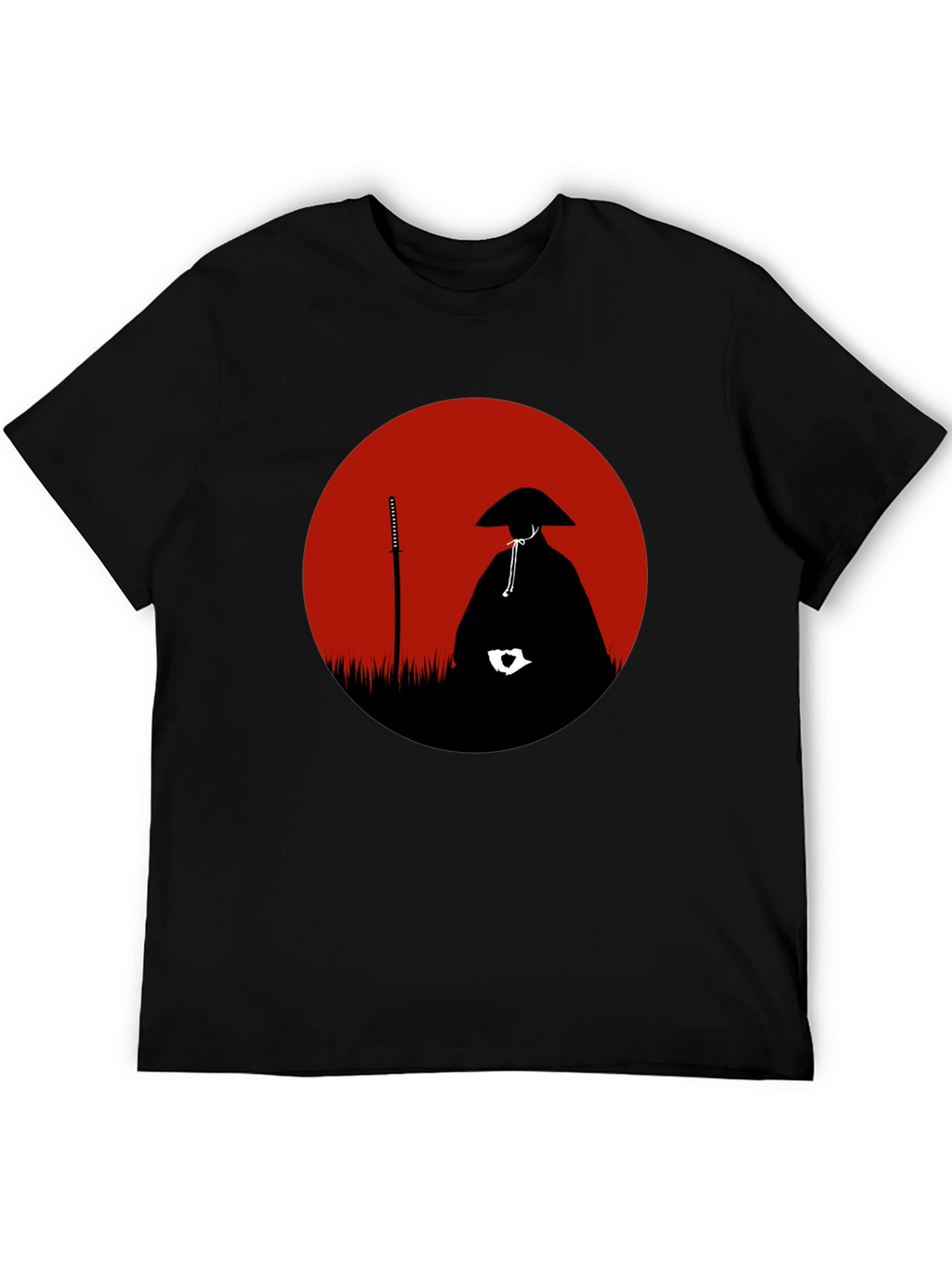 Samurai Silhouette T-Shirt - Martial Arts Graphic Tee