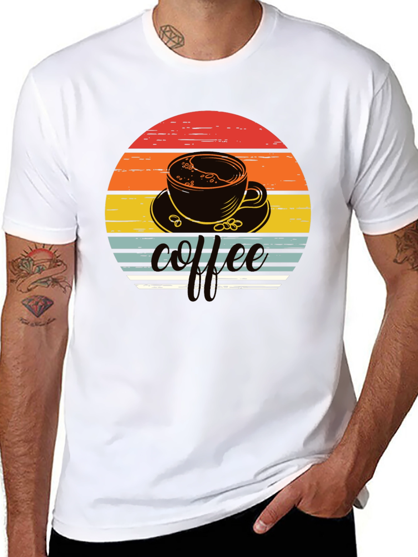 Retro Coffee Lover T-Shirt - Vintage Style Tee