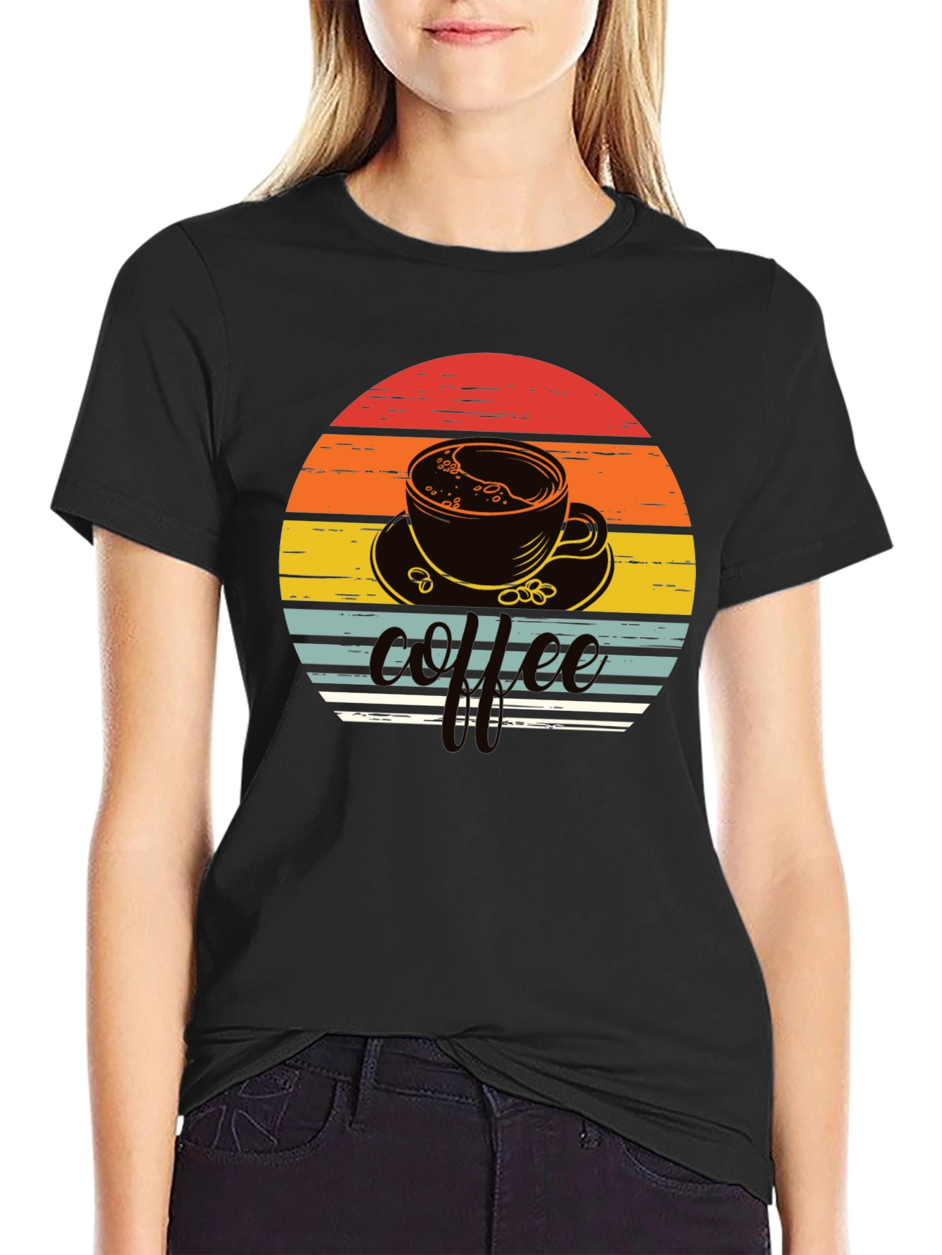 Retro Coffee Lover T-Shirt - Vintage Style Tee