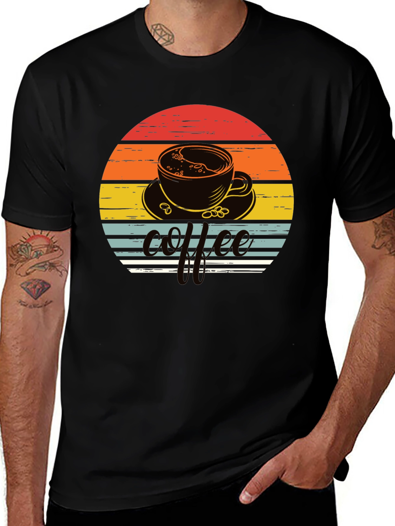 Retro Coffee Lover T-Shirt - Vintage Style Tee