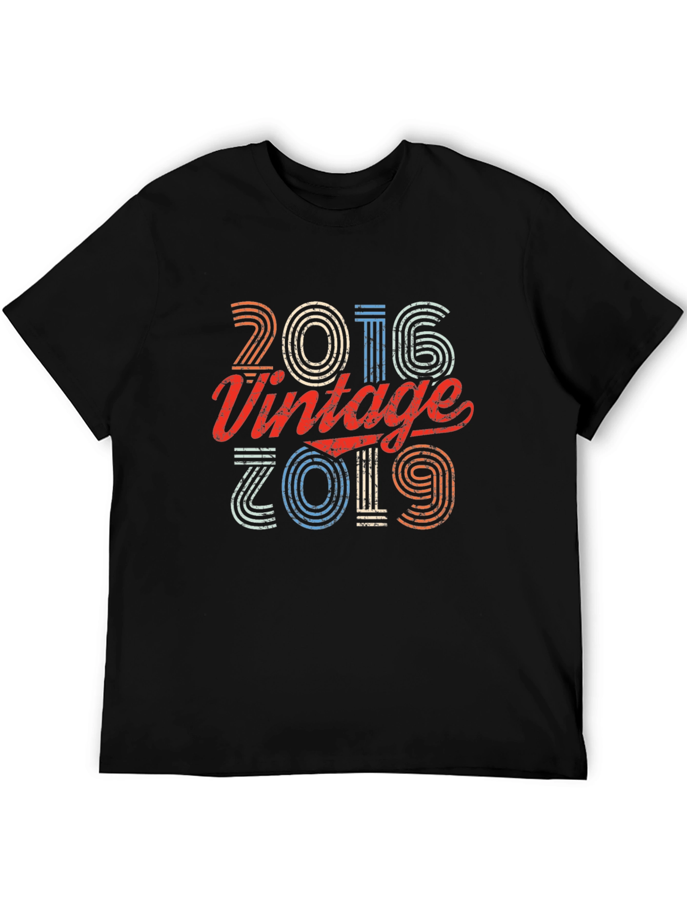Vintage 2016-2019 Retro Graphic Tee