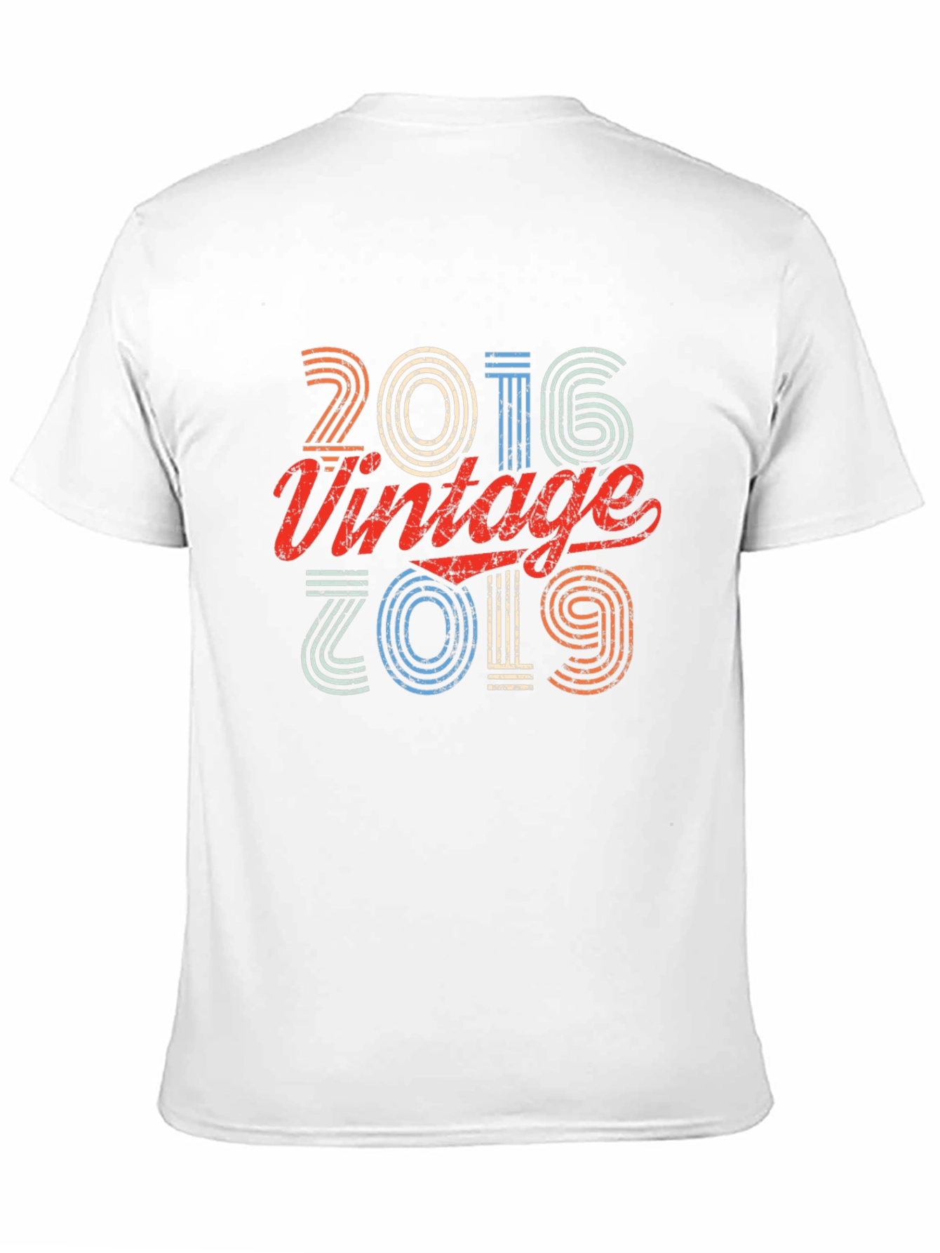 Vintage 2016-2019 Retro Graphic Tee