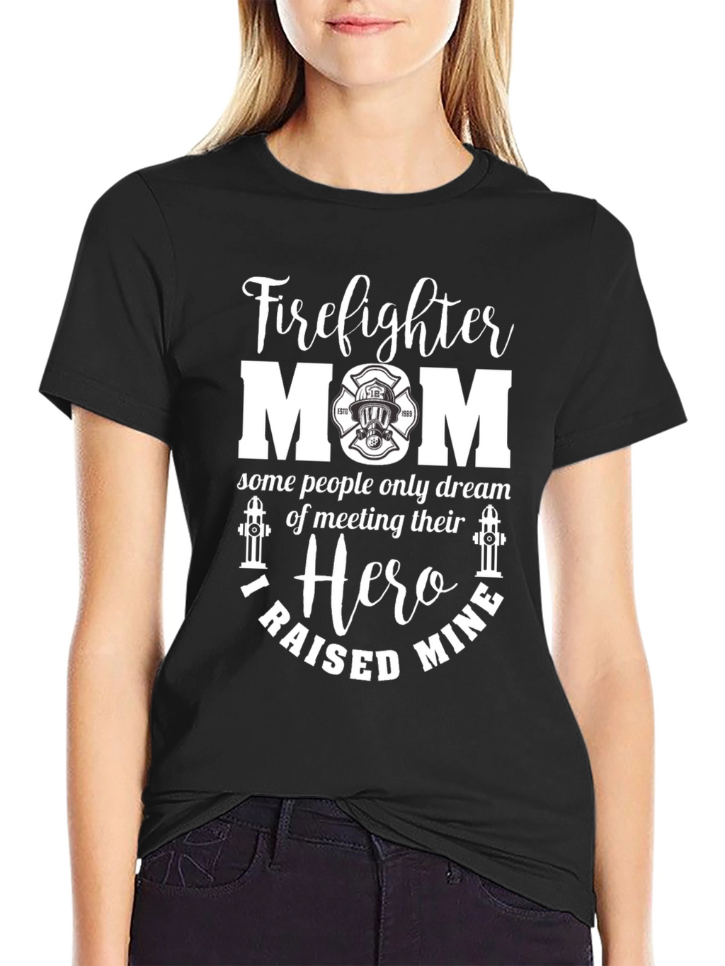 Firefighter Mom T-Shirt - Hero Raising Tee
