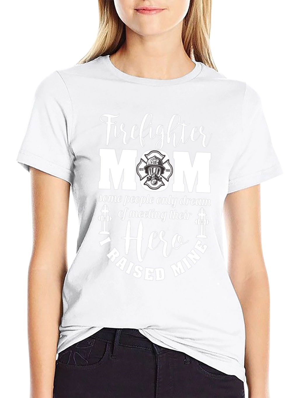 Firefighter Mom T-Shirt - Hero Raising Tee