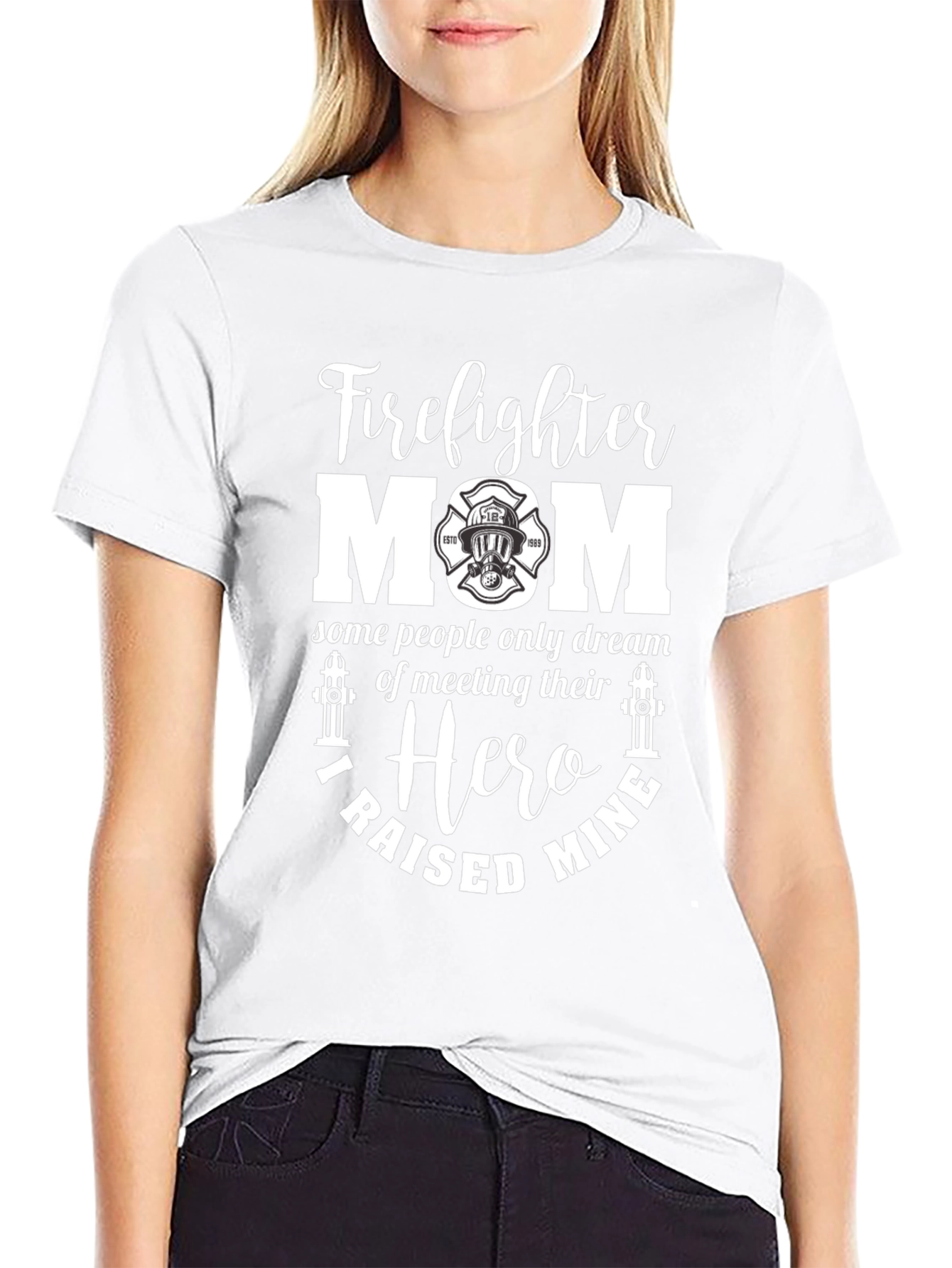 Firefighter Mom T-Shirt - Hero Raising Tee