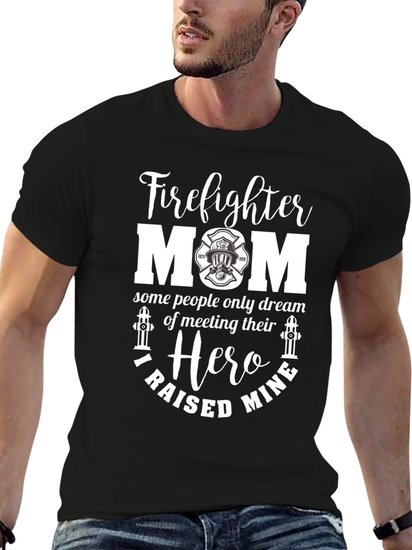 Firefighter Mom T-Shirt - Hero Raising Tee