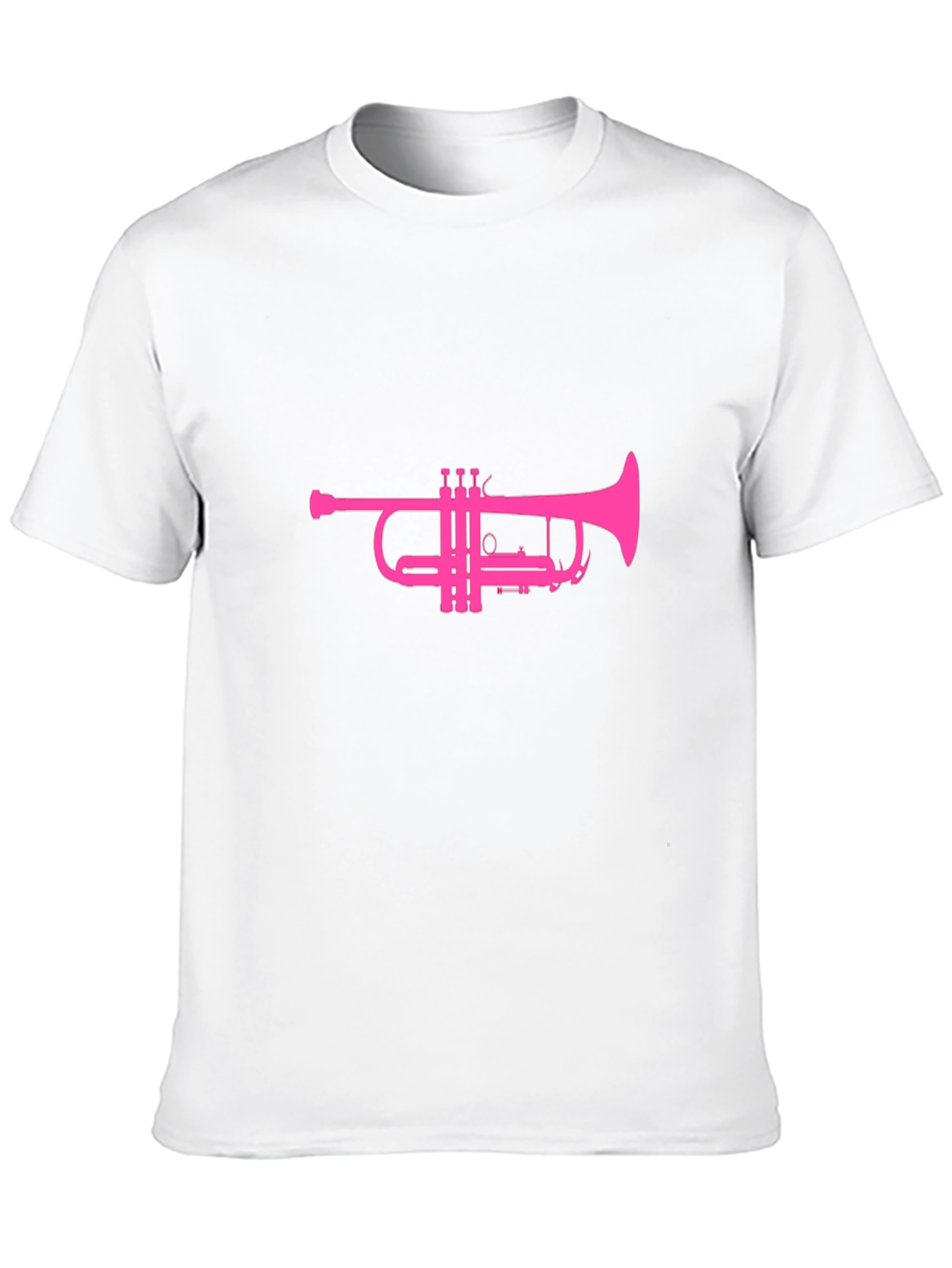 Trumpet Graphic T-Shirt - Black Cotton Tee